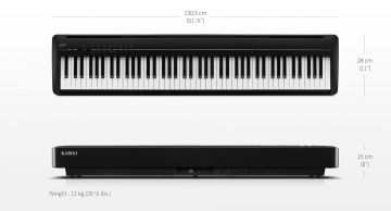 Kawai ES-120 black sähköpiano