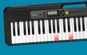 Casio LK-S250 kosketinsoitin valo-opastuksella