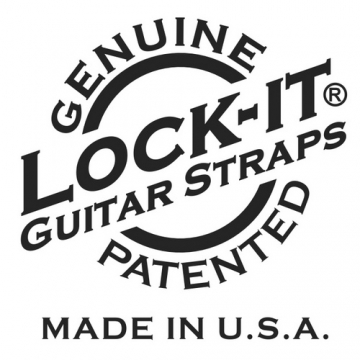 Lock-It Strap lukkiutuva sininen kitaranhihna