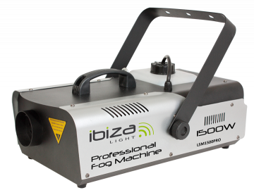 Ibiza Sound 1500W smoke machine wireless and timer