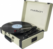 Madison White Record Player in a Case 