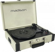 Madison White Record Player in a Case 