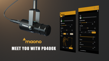 Maono PS22 & PD400X x2 -podcast paketti