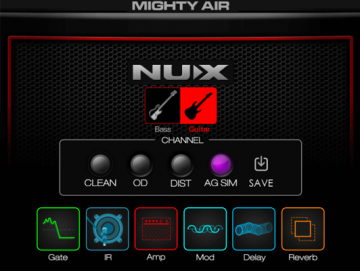 NUX Mighty Air langaton vahvistin kitaralle/bassolle