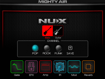 NUX Mighty Air langaton vahvistin kitaralle/bassolle