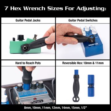 MusicNomad MN286 Pedal Care Kit 12 osaa Pedaalinhoitosetti