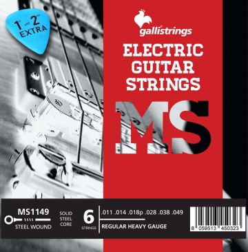 Galli Strings MS11-49 Steel sähkökitaran kielet medium gauge