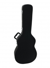 Kitaran laukku teräskieliselle kitaralle puinen, musta
