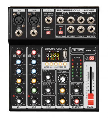 Glemm MX-05 mikseri FX/BT/USB
