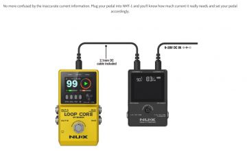 NUX NMT-1 Multitester - multitesteri ja viritysmittari pedaali