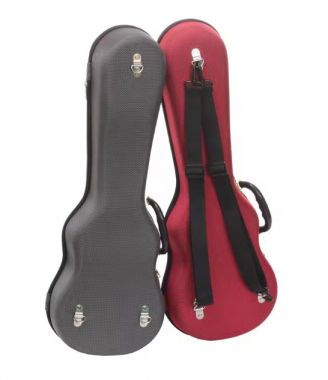 EVA harmaa ja punainen sopraano case takaa