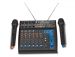 AudioDesignPRO PAMX 2.42 mixer with 2 wireless mics