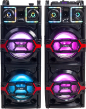 Party Light & Sound DJ sound system with USB, Bluetooth, TF and LED effect