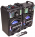 Party Light & Sound DJ äänijärjestelmä USB, Bluetooth, TF sisääntuloilla ja mikrofonilla 2 x 10" 700w