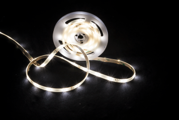Party Light & Sound white low profile LED-strip 3m