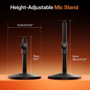 Maono PD200W T langaton mikrofoni korkeussäädettävä teline