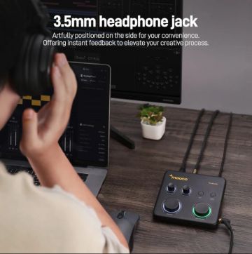 Maono PS-22Lite kuulokeliitäntä