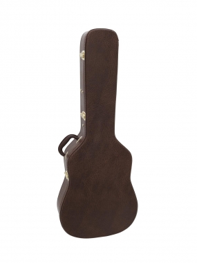 Kitaralaukku teräskieliselle kitaralle puinen
