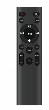 Samtronic karaoke Soundbar & kaksi langatonta mikrofonia