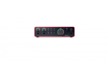 Focusrite Scarlett edestä
