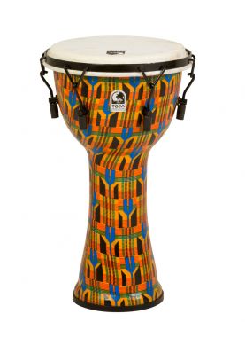 Toca SFDMX-10K 10" Djembe Freestyle Kente Cloth Mekaaninen viritys