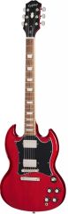 Epiphone SG Standard Cherry -sähkökitara edestä kuvattuna