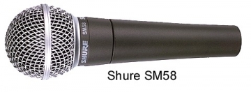 Shure SM58-LCE microphone