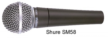 Shure SM58-LCE laulumikrofoni