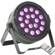 Ibiza Light THINPAR-18X1RGB LED valo