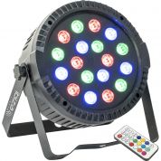 Ibiza Light THINPAR-18X1W RGB LED valo