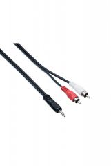 Bespeco ULJ300 2x RCA - miniplugcable 3m