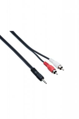 Bespeco ULJ150 2x RCA - stereominiplugijohto 1,5m