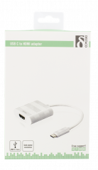 Deltaco HDMI - USB C adapteri
