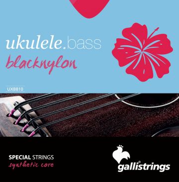 Galli Strings black nylon bass ukulele strings