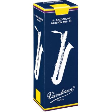 Vandoren Classic varitonisaksofonin lehti vahvuus 2,5 pakkauksessa