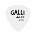 Galli J13W Jazz White Celluloid plektra  1,00 mm