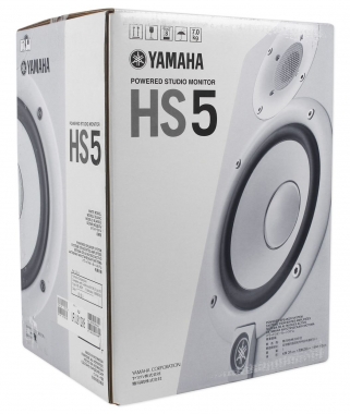 Yamaha HS5 active studio monitor pair black/white