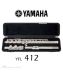 Yamaha YFL-412 poikkihuilu hopeoitu